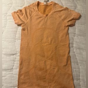 Orange Swiftly Tech Short Sleeve Shirt